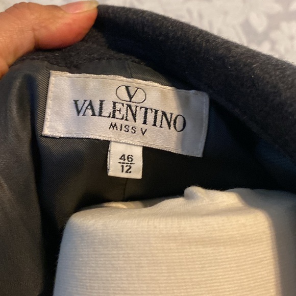 Valentino Miss V coat cashmere - Picture 7 of 8